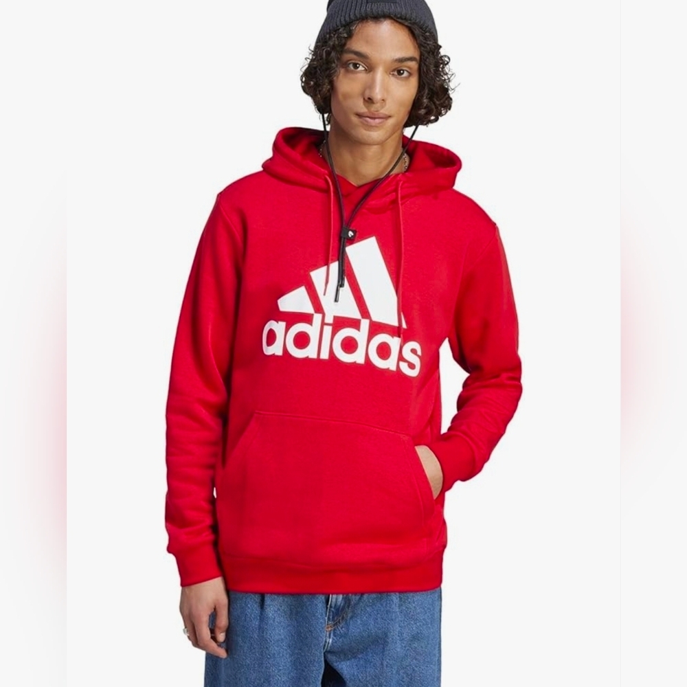 New adidas Essentials Pullover Hoodie Mens Size XXL  Casual Sweatshirt
